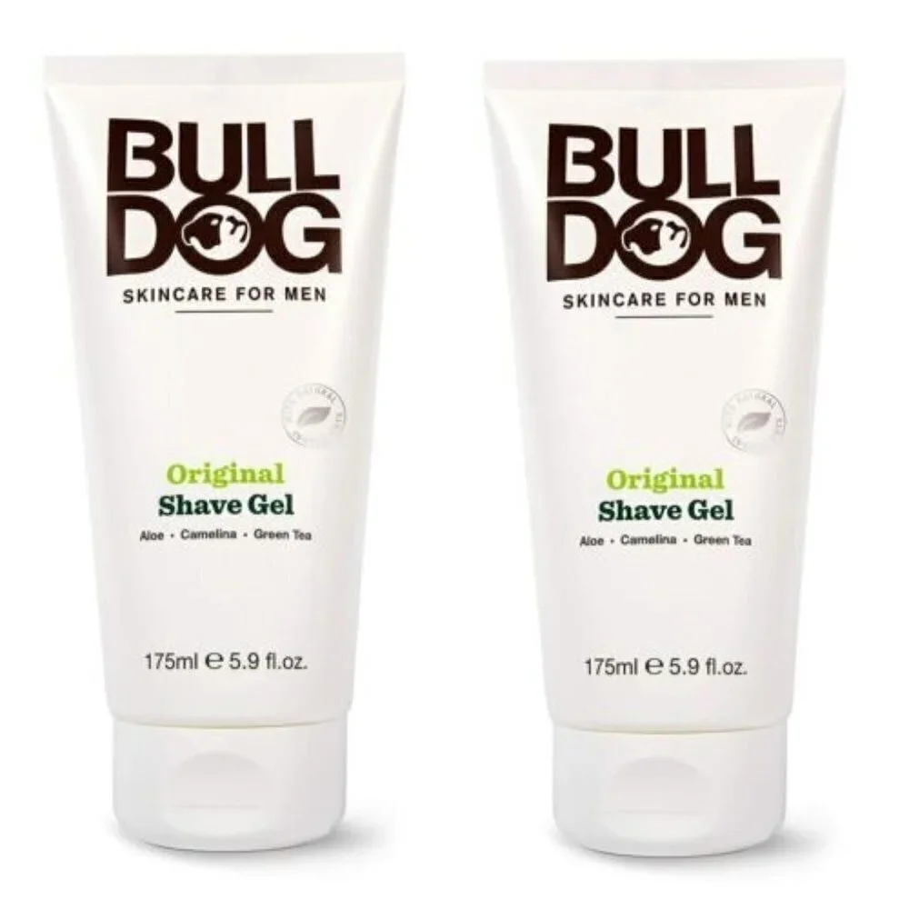 Bulldog Original Shave Gel. YOU WILL RECEIVE 2 TUBES. BRAND NEW
